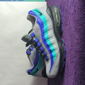 Nike Air Max 95 GS Indigo Burst Black Wolf Grey 90